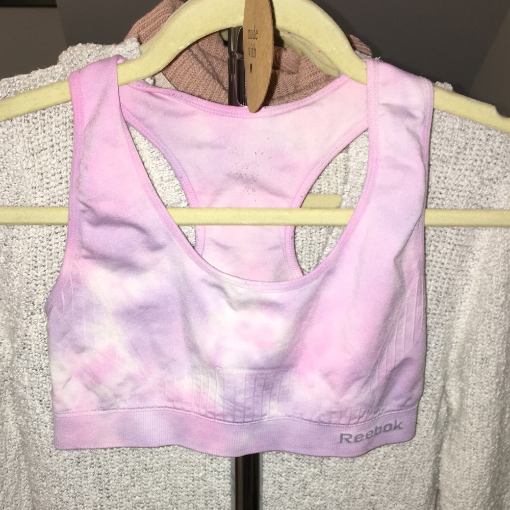 Pink Sports Bra